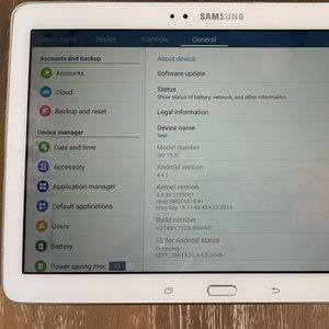 Samsung Tablet 4.4.2